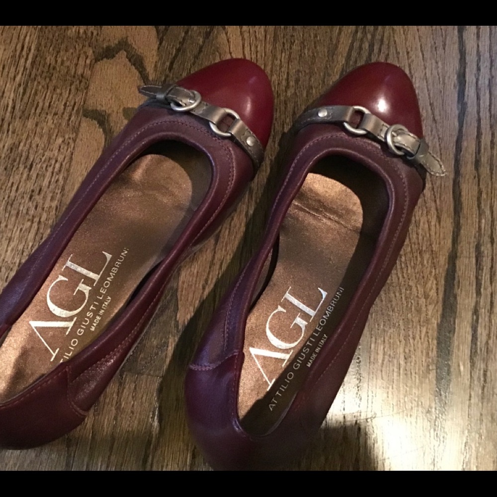 AGL Cap Toe Ballet Flat, sz 7.5
